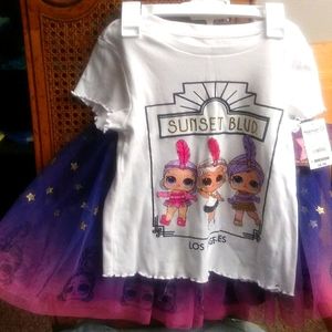 Little girls two piece outfit. size 10-12 (New)